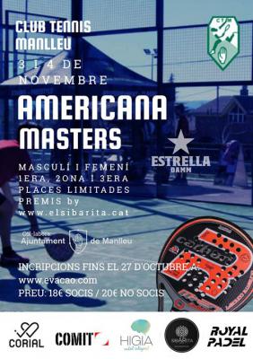 poster del torneo AMERICANA MASTERS