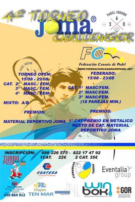 poster del torneo 4º TORNEO JOMA CHALLENGER