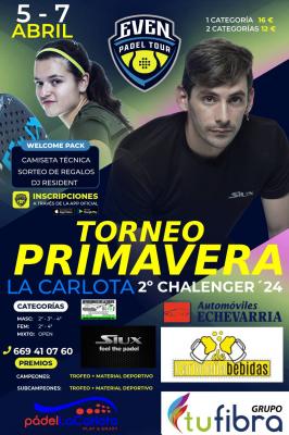 poster del torneo 2DO CHALLENGER EVEN PADEL LA CARLOTA