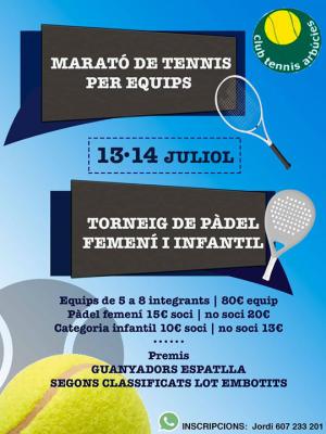 poster del torneo PÀDEL FEMENÍ