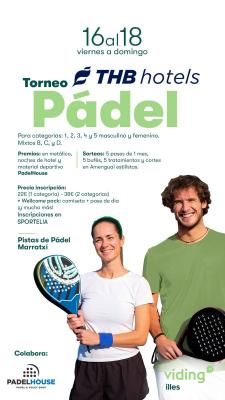 poster del torneo TORNEO THB HOTELS PADEL
