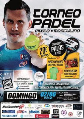 poster del torneo  TORNEO MASCULINO Y MIXTO
