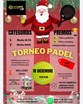 poster del torneo TORNEO DE PADEL