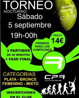 poster del torneo TORNEO NOCTURNO