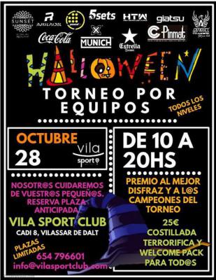 poster del torneo HALLOWEEN POR EQUIPOS