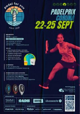 poster del torneo TORNEO PADEL FOR YOU