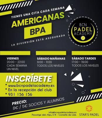 poster del torneo AMERICANAS BPA 