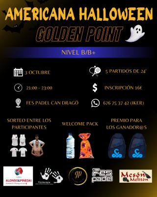 poster torneo AMERICANA HALLOWEEN GOLDEN POINT