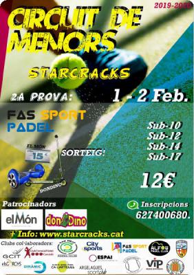 poster del torneo CIRCUIT DE MENORS STARCRACKS - 2A PROVA