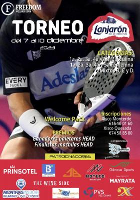 poster del torneo TORNEO LANJARÓN
