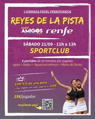 poster del torneo REYES DE LA PISTA RENFE