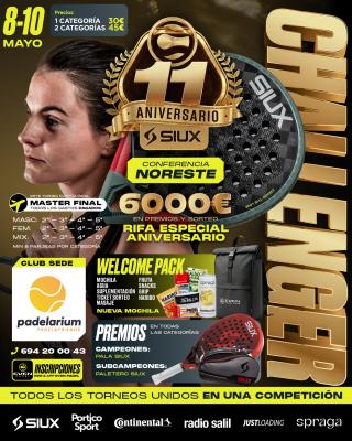 poster del torneo 11º ANIVERSARIO SIUX EVEN PADEL TOUR