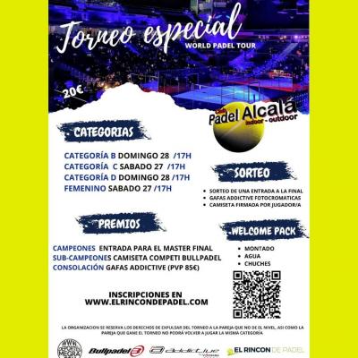 poster del torneo TORNEO ESPECIAL WORLD PADEL TOUR