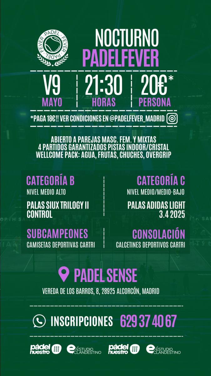 cartel del torneo