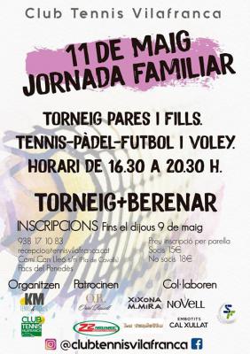 poster del torneo TORNEIG PARES I FILLS - JORNADA FAMILIAR