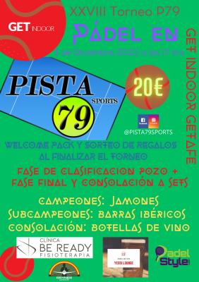 poster del torneo XXVIII TORNEO PADEL P79 GETINDOOR