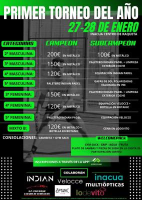 poster del torneo PRIMER TORNEO DEL AÑO