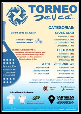 poster del torneo TORNEO DEUCE
