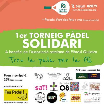 poster del torneo 1ER TORNEIG SOLIDARI PERO LA FIBROSI QUISTICA