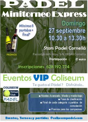poster del torneo MINITORNEO COLISEUM