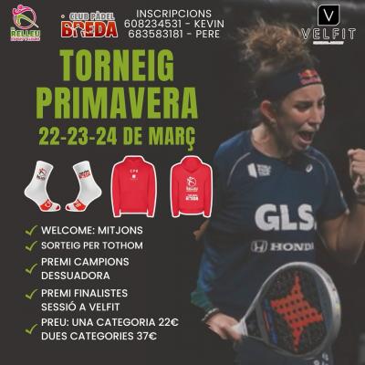 poster torneo TORNEIG PRIMAVERA