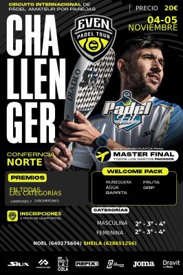 poster del torneo 1ER CHALLENGER EVEN PADEL ARANDA DE DUERO