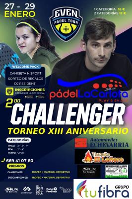 poster del torneo 2DO CHALLENGER EPT LA CARLOTA