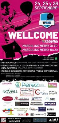 poster del torneo TORNEO MASCULINO WELLCOME BY PADEL NUESTRO