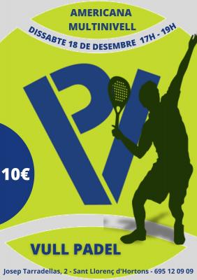 poster del torneo AMERICANA MULTINIVELL