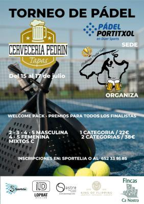 poster del torneo TORNEO CERVECERIA PEDRIN