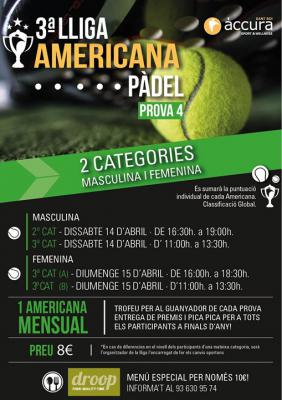 poster del torneo 4a PROVA LLIGA AMERICANA