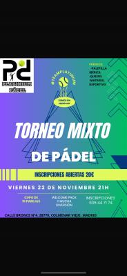 poster del torneo MIXTO JAMONERO