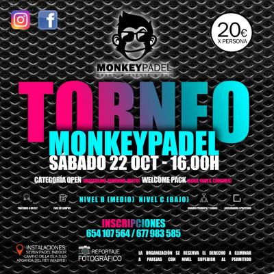 poster del torneo TORNEO MONKEY PADEL