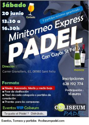 poster del torneo MINITORNEO COLISEUM LIGUILLA Y FINALES