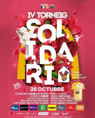 poster del torneo IV TORNEIG PER EQUIPS SOLIDARI CASA RONALD MCDONALD