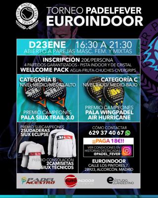 poster del torneo 30º TORNEO PADEL FEVER