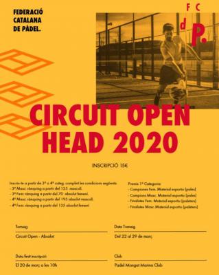 poster del torneo CIRCUIT OPEN HEAD 2020