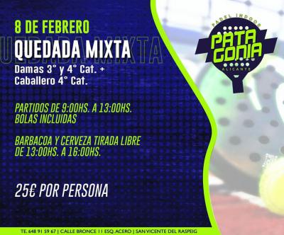 poster del torneo QUEDADA MIXTA