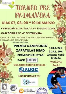 poster del torneo TORNEO PRE PRIMAVERA