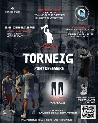 poster torneo TORNEIG PONT DESEMBRE