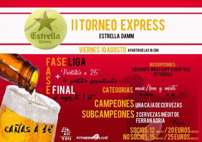 poster del torneo II TORNEO EXPRESS ESTRELLA DAMM