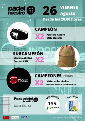 poster del torneo POZO ADIDAS EUROINDOOR
