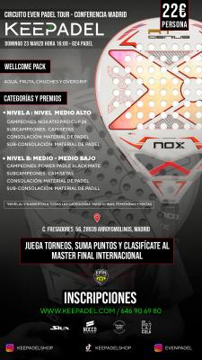 poster del torneo KEEPADEL & G24 PADEL