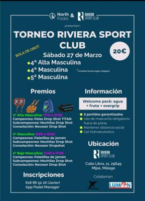 poster del torneo TORNEO RIVIERA SPORT CLUB