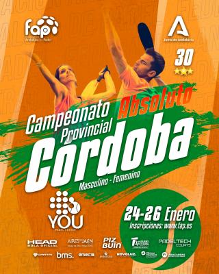 poster torneo CAMPEONATO PROVINCIAL ABSOLUTO - 500 CÓRDOBA
