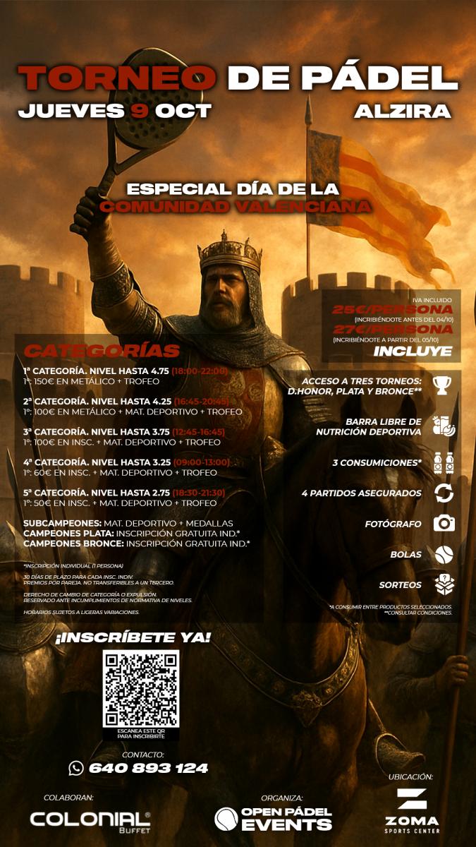 cartel del torneo