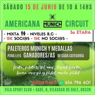 poster del torneo AMERICANA MIXTA MUNICH CIRCUIT