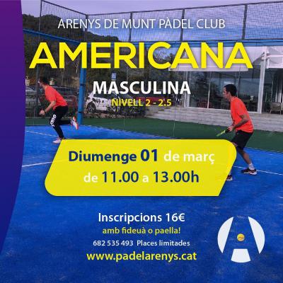poster del torneo AMERICANA MASCULINA