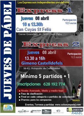 poster del torneo JUEVES DE PADEL !