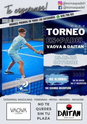 poster torneo TORNEO SOCIAL VAOVA-DAITAN